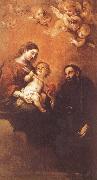 Bartolome Esteban Murillo St. Augustine and Our Lady and Son oil painting artist
